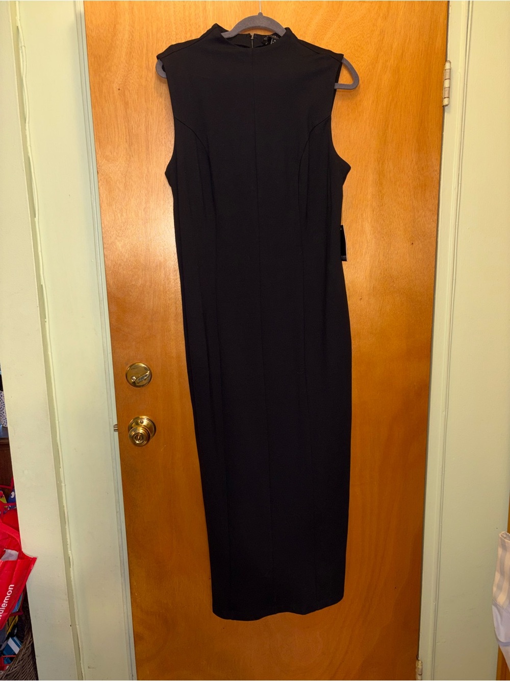 Eloquii Sleek Black Sleeveless Maxi Dress